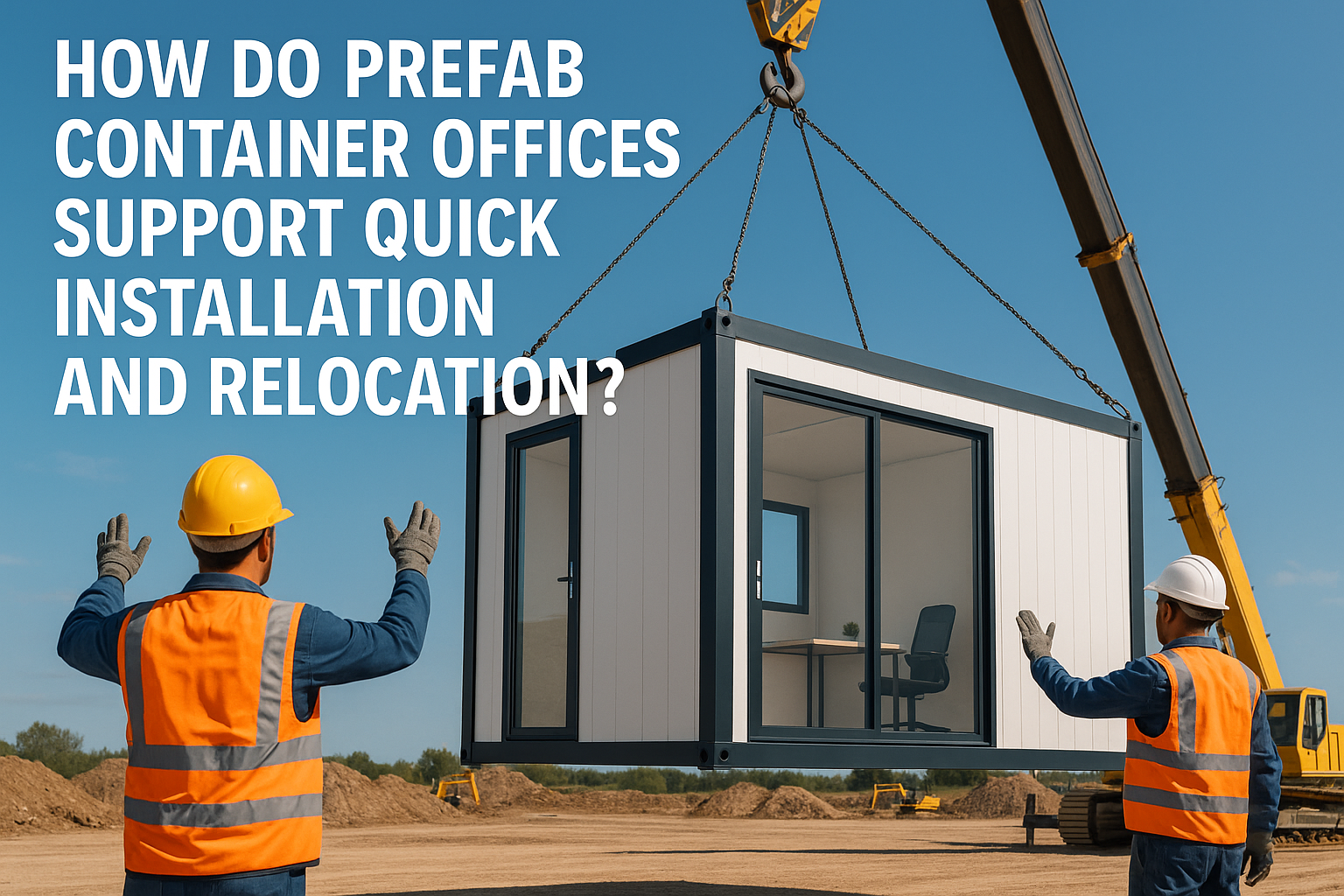 Hoe ondersteunen prefab containerkantoren een snelle installatie en verhuizing?