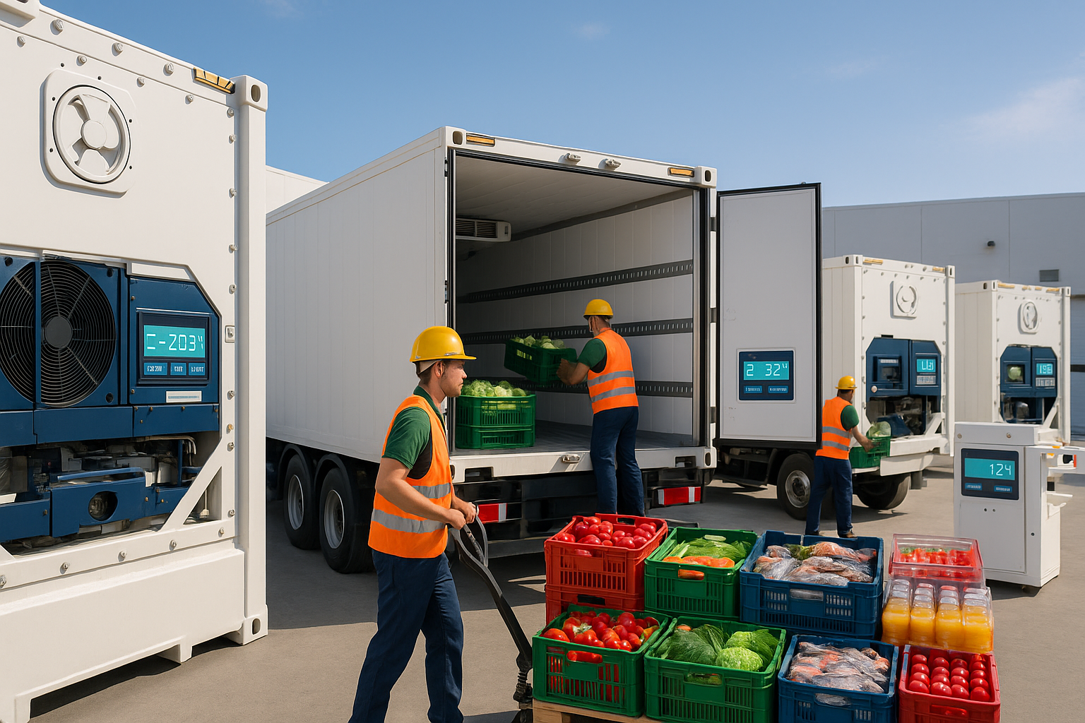 Hoe worden koelcontainers gebruikt in de voedsel- en drankenlogistiek?