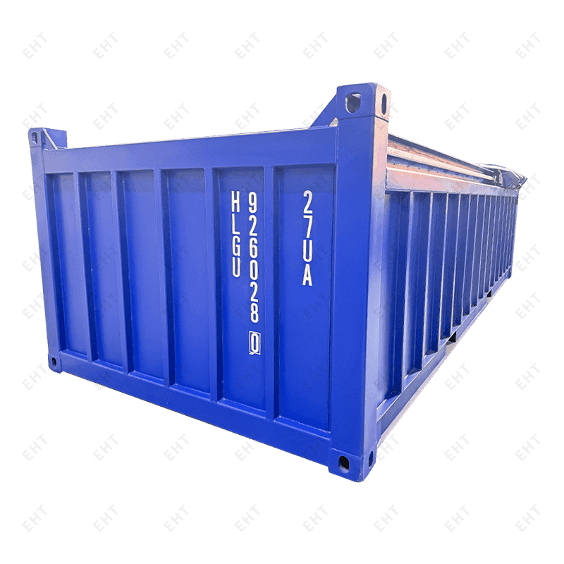 20ft schuifdeksel, halfhoge bulkcontainer