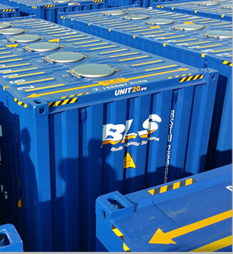 Speciale logistieke container
